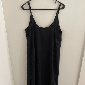 Everlane Black Japanese GoWeave Slip Dress